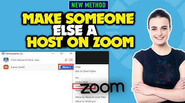 Hoe je iemand anders host kunt maken op Zoom 2025