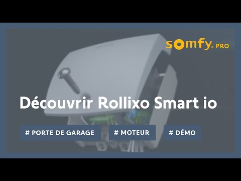 Rollixo® Smart io : le nouveau standard pour la porte de garage connectée de vos clients | Somfy pro