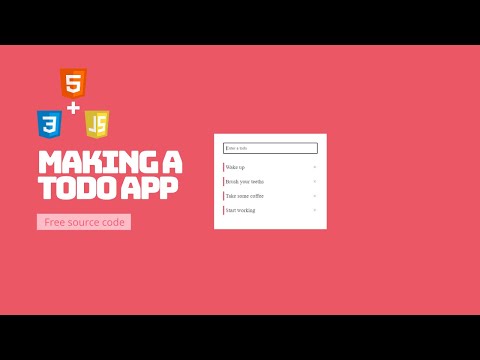 Simple ToDo List app with HTML CSS JS | Javascript Todo