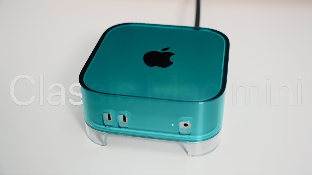 ごんごん。Mac mini The M4 Mac mini Goes Retro: Bondi Blue Edition - YouTube