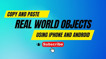 How to Copy and Paste Real World Objects in AR Using iPhone and Android || Learn with soban