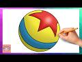 How To Draw Pixar Ball | Disney | Drawing Tutorial