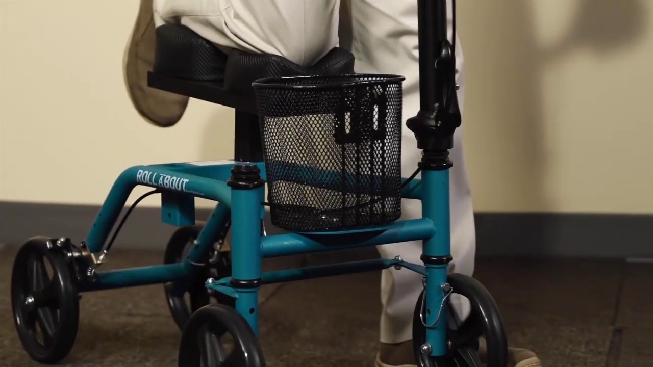 Rollabout Knee Walker Split Pad Platform YouTube