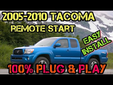 2005-2010 Toyota Tacoma 100 % 플러그 앤 플레이 원격 시작 키트-전체 설치