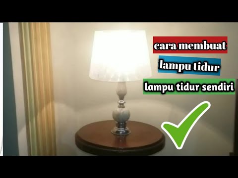 PEMBUATAN LAMPU SUDUT YANG MINIMALIS | COCOK DI LETAKKAN DI RUANG TAMU DAN RUANG KELUARGA. 