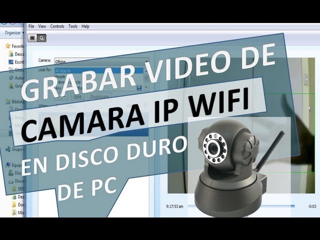Grabar video de Camara IP Wifi en Disco Duro de PC o Lan con detección de  movimiento - YouTube