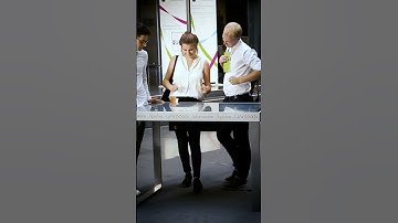 Interactive experience on multi-touch display by @InteractiveScape at ISE, Barcelona