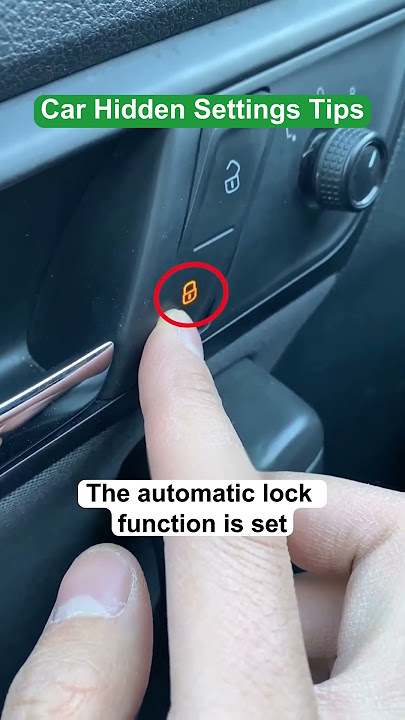 Do you know how to set this automatic lock function of the car?#car #driving #tips #shortsvideo