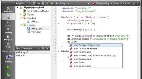 C++ Qt 55   QSqlQueryModel