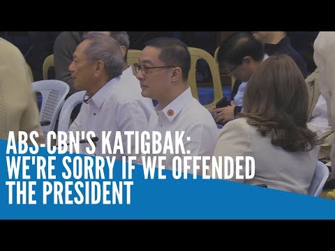 ABS-CBN’s Katigbak: We’re sorry if we offended the President