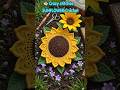 Crazy Stiches Sunflower Crochet 🌻 for FUN #shorts #crochet #handmade #mandala #sunflower #knitting