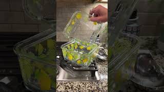 Temp-tations 3-Pc Glass Storage Set with Wood Lids QVC, Inc #storagecontainers #kitchenstorage