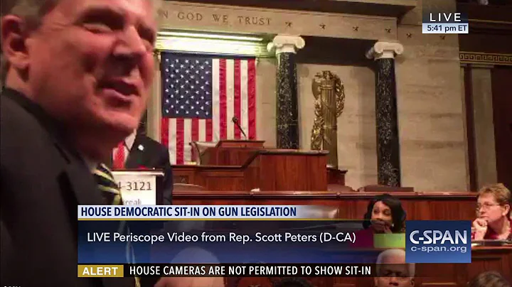 Congressman Engel Speaks During the Democratic Sit-In