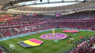 Lhymne National Marocain Maroc Vs Belgique Qatar 2022