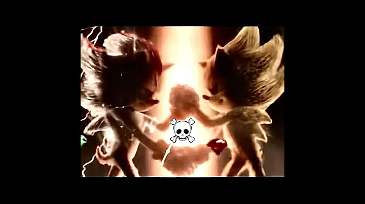Super Sonic and Super Shadow team up (Skull Face)💀☠️ #sonic #sonic3 #skullface