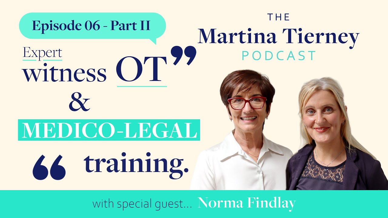 6.2 Expert witness OT & medico-legal training | Norma Findlay, Postural Specialist OT