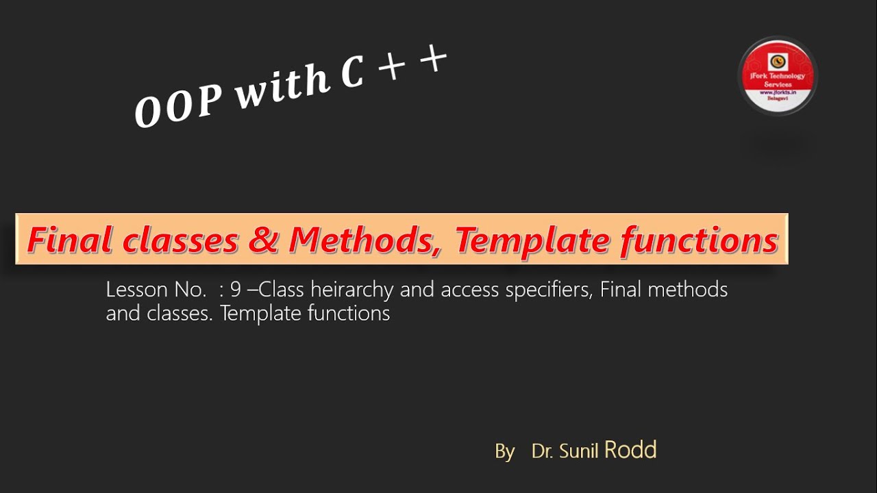 Final classes and methods - YouTube