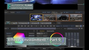 Effects Environment – Part 9 - Copying with TimelineFX - Flame 2019