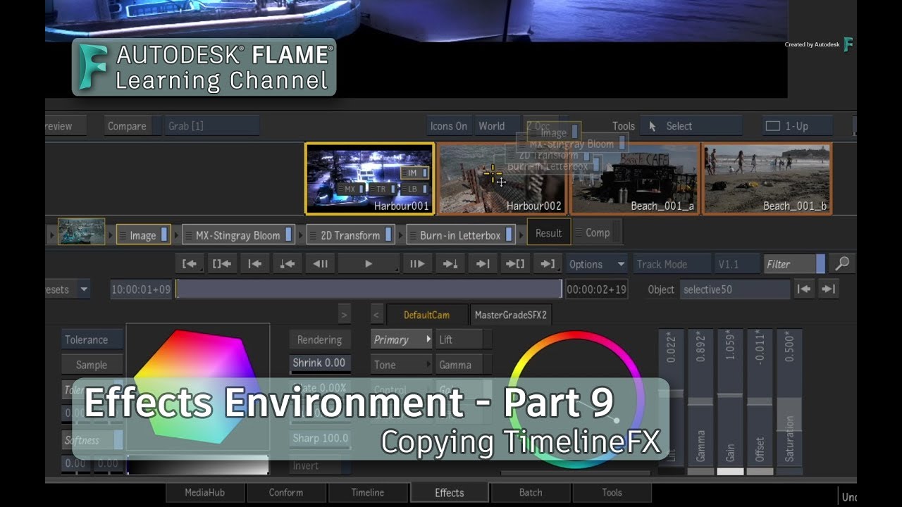 primarygames Effects Environment – Part 9 - Copying with TimelineFX - Flame 2019
