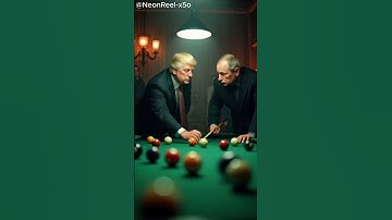 Putin & Trump are playing pool.ai video| ai presidents #ai #pools