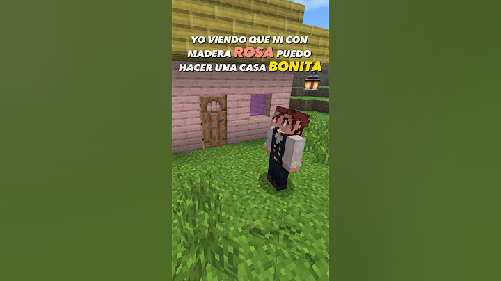 POV: No sabes usar la Madera ROSA en Minecraft #minecraft