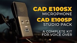 CAD E100SP / CAD E100SX Microphone: Complete Voice Over Kit!