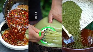 The bean jelly made of mung bean is tender and smooth, and tastes delicious# New Farmers Plan 2024#