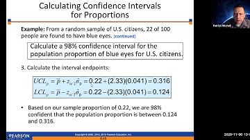8.4 Calculating Confidence Intervals for Proportions