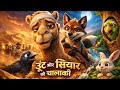 ऊंट और सियार की चालाकी | Moral Story in Hindi | 3D Cartoon Animation | #hindistorycartoon 