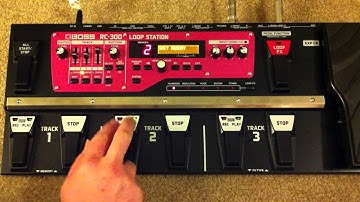BOSS RC-300: Changing the Recording/Record Play Action