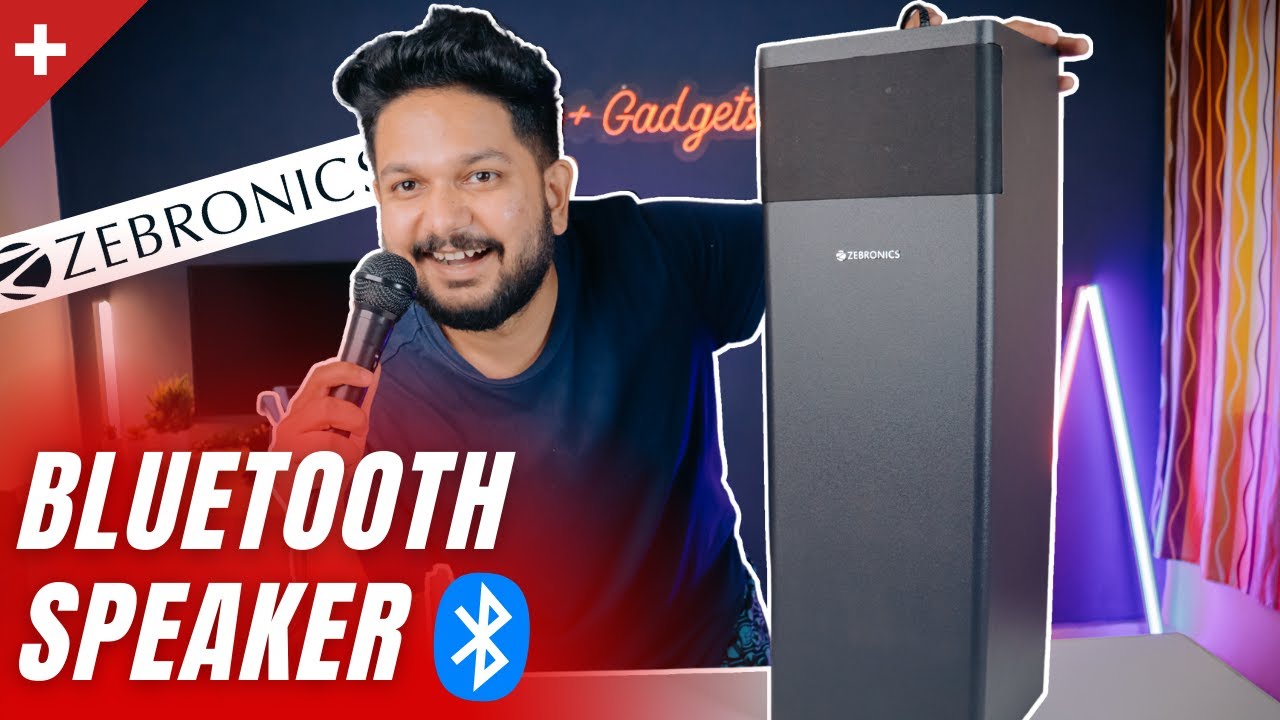 Обзор напольных колонок Zebronics ZEB-BT800RUF 🤯 ₹5000 Crazy Bluetooth-колонка