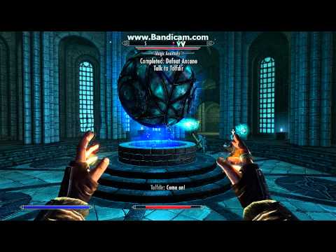 Skyrim: Beating Ancano and becoming the Arch-Mage of The College of Winterhold