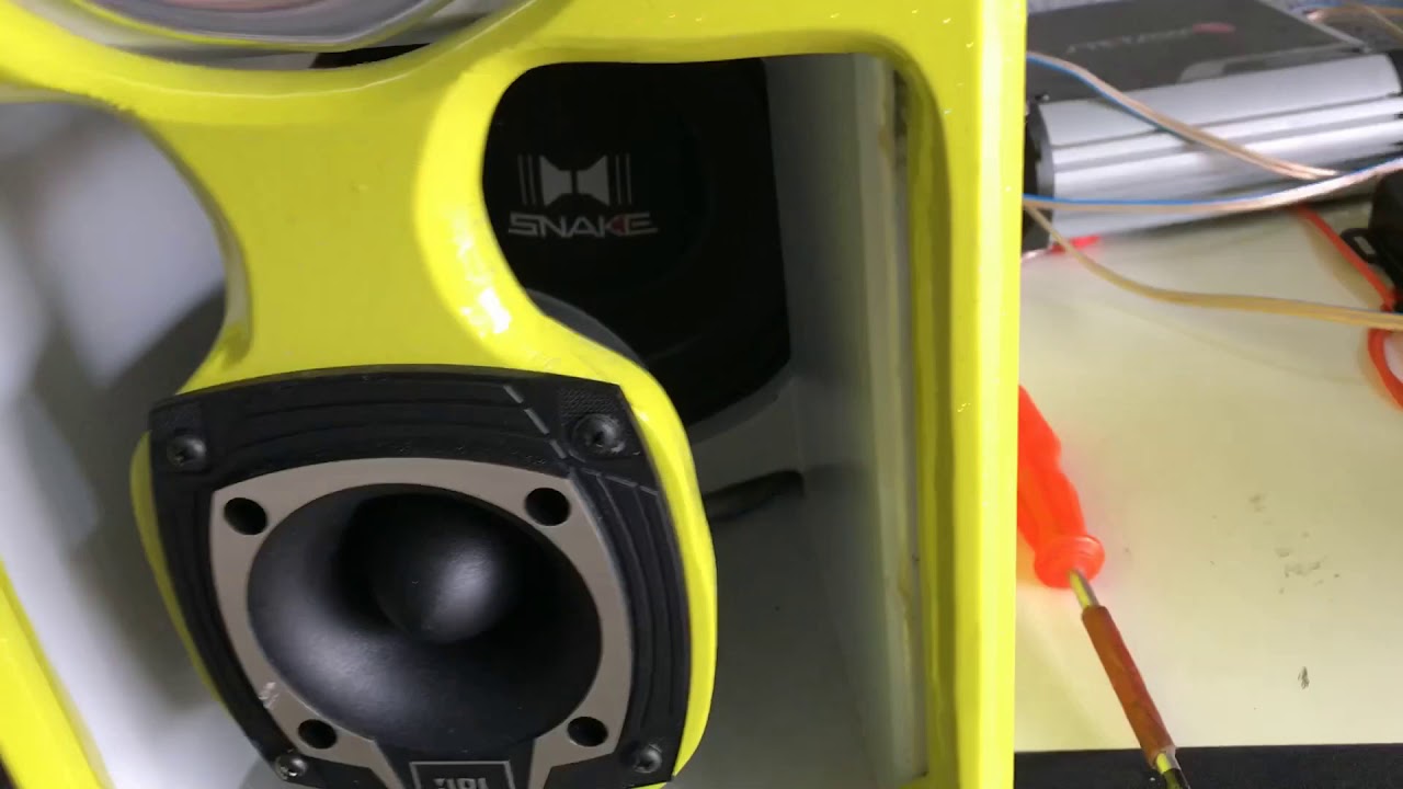 TESTANDO UM CONJUNTO DE DRIVER E TWEET COM MEDIO SNAKE ESX 608