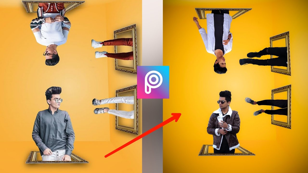 Picsart 3D Instagram frame photo editing Instagram trending frame