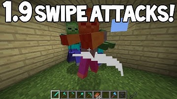 Minecraft 1.9 Snapshot! - NEW Swipe Attack! + Battle Axe & More!