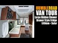 HUMBLE ROAD VAN 01- My First Van Build! FINISH TOUR