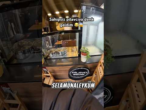 Sahipsiz pilavcıya denk geldim 😂😱 #shorts #reels #motovlog #viral #fyp #tiktok #keşfet #kurye