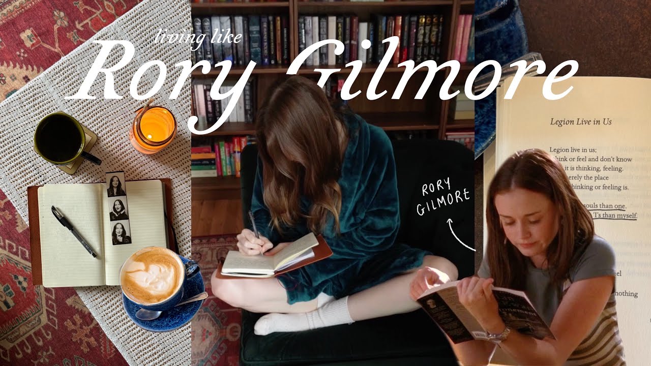 Жизнь как Рори Гилмор на один день 🍂☕️📚 чтение классики, свидание в кафе, осенние мероприятия + в...