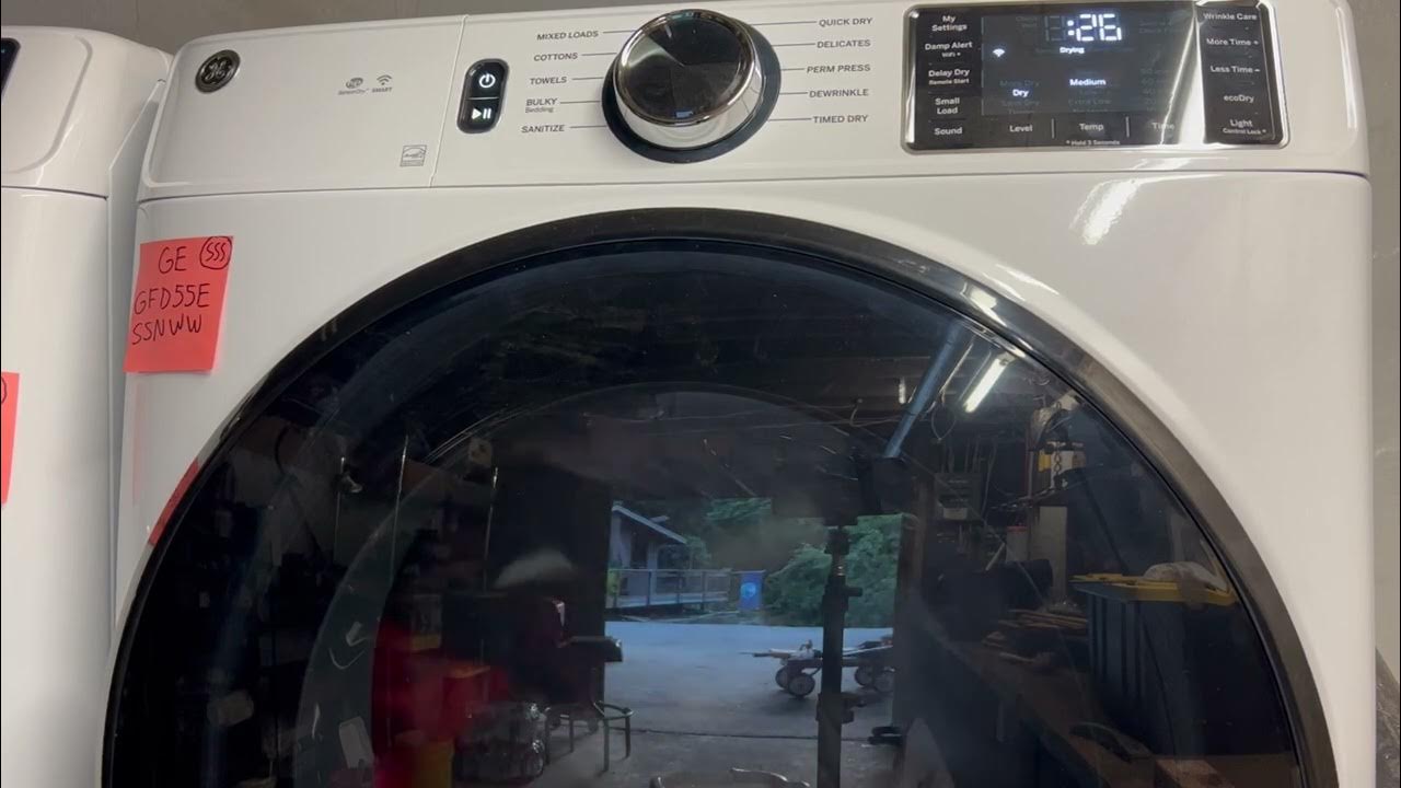 GE GFD55ESSNWW Dryer InDepth Full Cycle Review & Performance Tutorial
