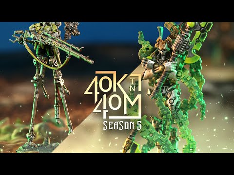 Necrons vs Adeptus Mechanicus - New Codexes! Warhammer 40k in 40 minutes