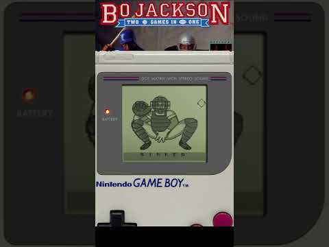 Bo Jackson: Two Games In One (1991 THQ) [All the Game Boy Shorts]