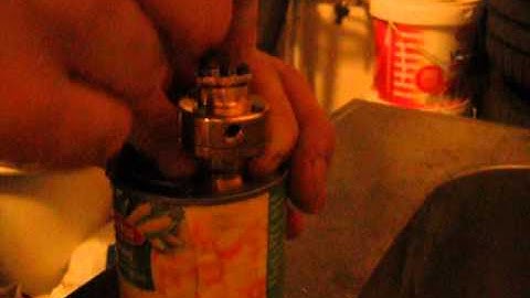 Testing the Edwards vacuum pump for Stuart triple expansion steam engine