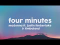 Madonna  4 minutes ft justin timberlake and timbaland lyrics