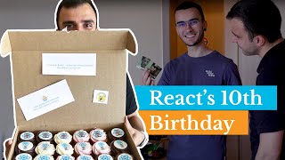 How we celebrated React's 10th birthday | Vlog
