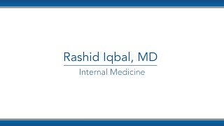 Rashid Iqbal, MD video thumbnail