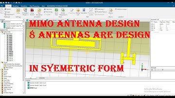 mimo antenna design in cst with slots 5G MIMO antenna in hfss