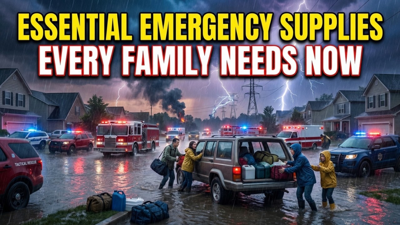 15 Essential Emergency Supplies Every Family Needs in 2025 | Disaster Preparedness Guide