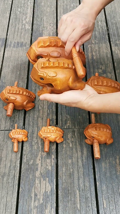 Funny Wooden Frog ASMR #Shorts