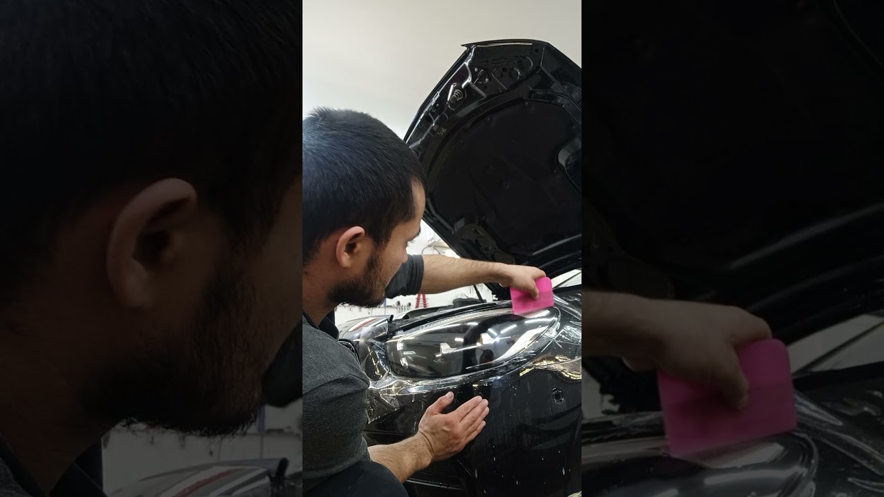 как забронировать фары своими руками обучающий урок - YouTube