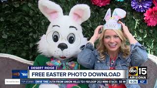 Get a free photo with the Easter Bunny in Glendale!